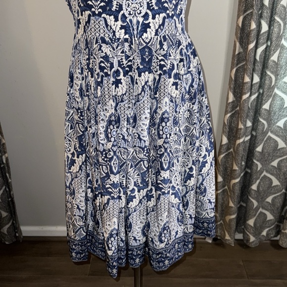 Talbots Silk Midi Dress Size 6 - Picture 3 of 8